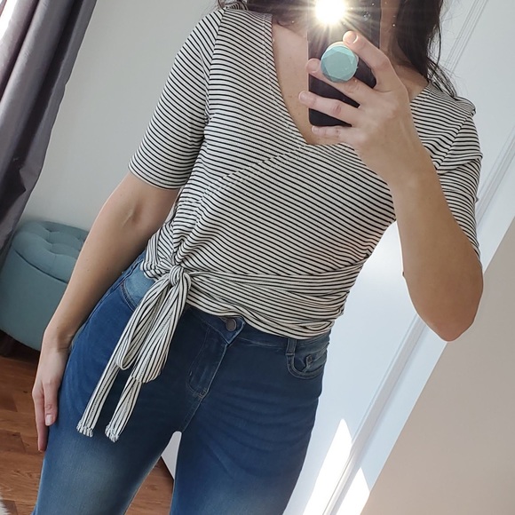 LAST L❤️Sexy striped crop top - Picture 5 of 8